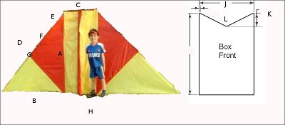 kite reference size